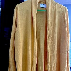 Old Navy Yellow Cardigan